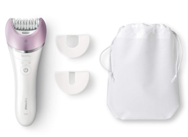PHILIPS Women's Satinelle Advanced Hair Removal Epilator for Legs, Underarms, Bikini and Face