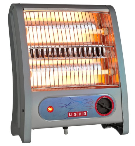 Usha Quartz Room Heater (3002) 800-Watt with Overheating Protection
