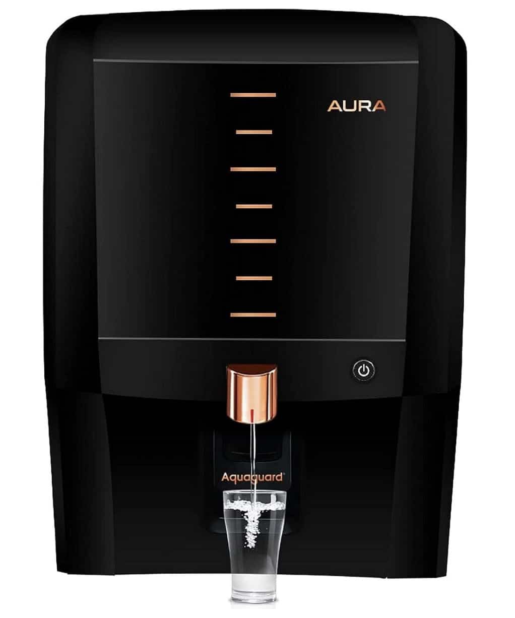 Aquaguard Aura RO+UV+UF+Taste Adjuster(MTDS) with Active Copper & Zinc 7L water purifier